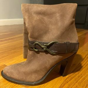 COLE HAAN E10 D32418 Brown Leather Knee High Boot